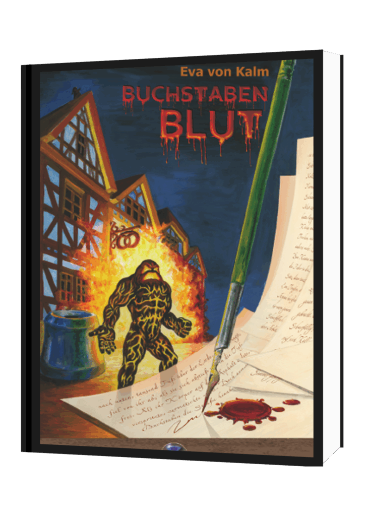 Cover der Kurzgeschichtensammlung Buchstabenblut