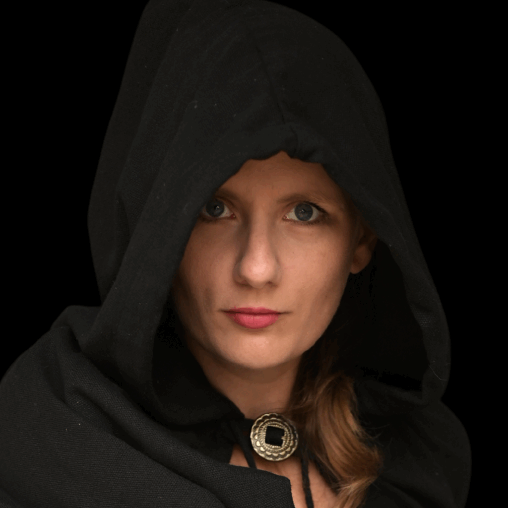 Grimdark Fantasy Portait von Autorin Eva von Kalm